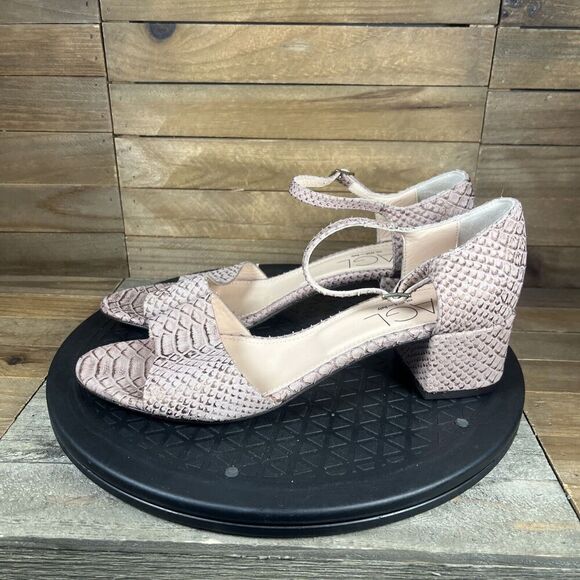 AGL Womens Sz EUR 39.5 US 9.5 Attilio Giusti Leombruni Snake Leather Sandal - Picture 3 of 10